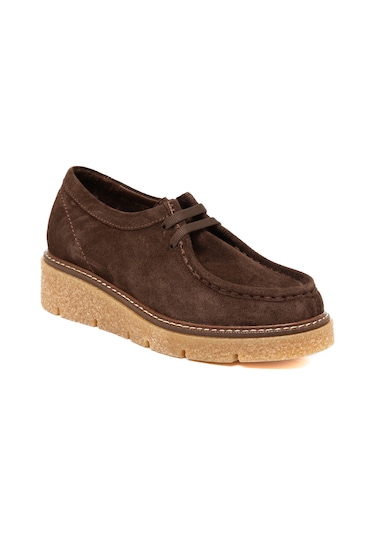 Marrone Sneaker Günlük Kadın 25k12026xs Vergelio Suede Marrone