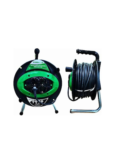 Euromaag Makaralı Seyyar Kablo 50 Metre 3x2.5 Kutulu 50 M
