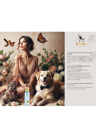 Stylish Kedi Köpekler İçin Exculusive Parfüm Serisi Voyant