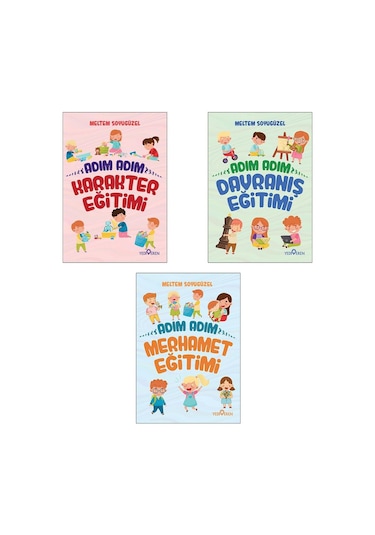 Adım Adım Çocuk Eğitim Seti 3 Kitap Takım