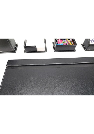 Prozenis Pr507 Siyah Renk Deri Sümen Takımı 7 Parça