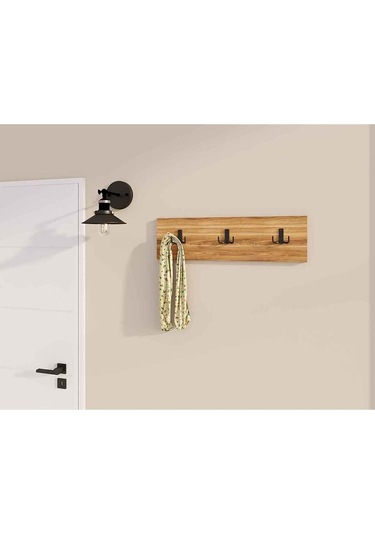 Decormet 3lü Askılık Ceviz Ceviz