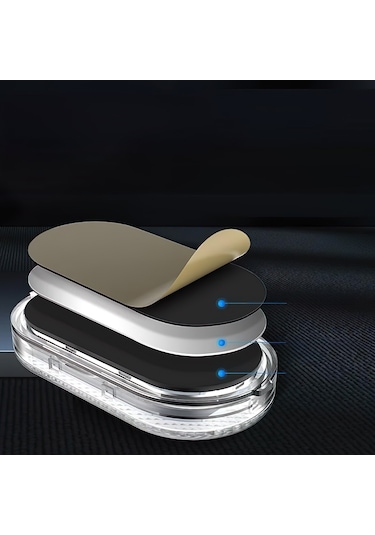 Araç Ve Dolap İçi Mavi Işık Şarjlı Dokunmatik Led Lamba Işık