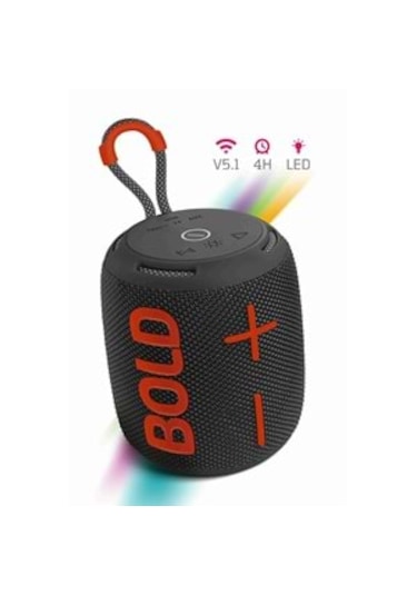Powerway Bold Taşınabilir Ses Bombası Kablosuz Bluetooth Hoparlör Speaker Yüksek Sesli Tws