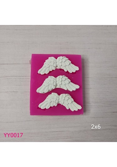 Yy0017 Üçlü Melek Kanadı Silikon Kalıp