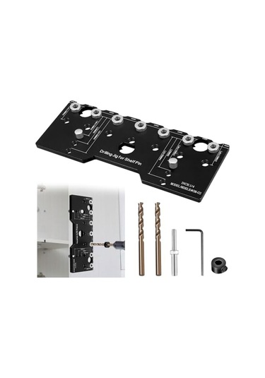 Raf Pimi Şablonu Raf Pimi Kılavuzu Hassas Dolap Montaj Şablonu Şablonu