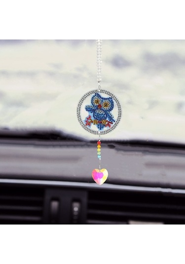 Xianwen Geeroyoo Elmas Boyama Araç Askılığı - 4 Farklı Desenli