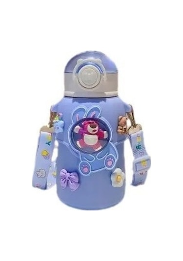 Okula Giden Çocuklar Için Güzel Ve Büyük Kapasiteli Su Bardağı Yqvsb4 Mavi/yeşil