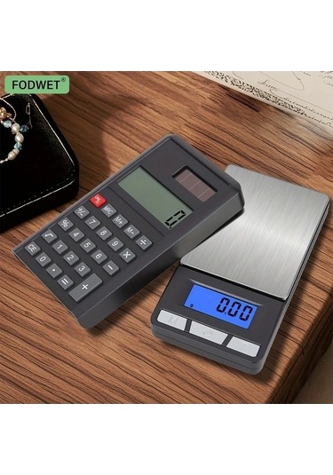 Fastbuy Wangxi Siyah 200g Fodwet Yüksek Hassasiyetli 0.01g Tartı Takı Ölçer Hesap Makinesi Tare Fonksiyonu Siyah