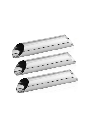 12 Adet Paslanmaz Çelik Silindirik Şekilli Spiral Cannoli Form Tüpleri Pasta Kalıpları Kek Dıy Pişirme Konileri Mutfak Aleti Gümüş Çok Renkli