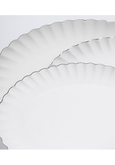 Maxx Doria Parthenon Platinum 12 Kişilik 58 Parça Yemek Takımı Pa2069 Beyaz