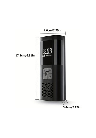 Primepickings Fast Tire Inflator Sm02-15-3 150psı Portatif Lastik Şişirme Kompresörü Led Işıklı 2025 Yükseltmeli