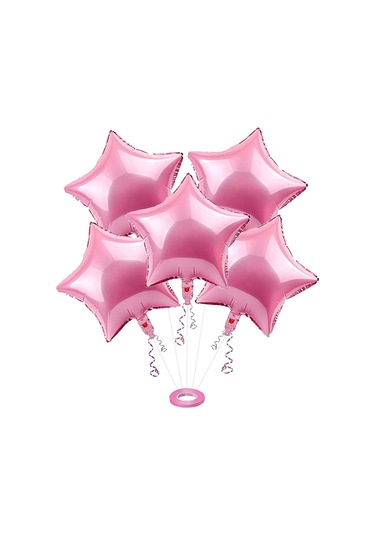 Yıldız Folyo Balon Pembe 18 Inc Çok Renkli