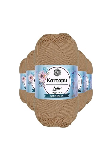 5 Adet Lotus Bikini Büstiyer Bluz Örgü İpi  K837 Ten