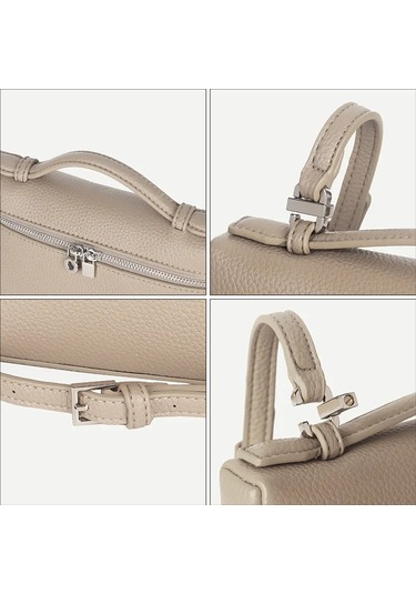 Zarif Kadın Pirinç Kutusu Çanta Çok Yönlü El Tek Omuz Crossbody Çanta Yeni Yaz Kahverengi Kahverengi