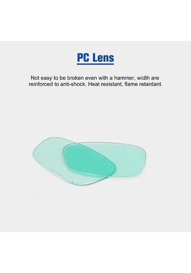 Happychildhood Güneş Enerjili Otomatik Kararan Kaynak Gözlüğü Maske 8 X 18 Cm Siyah