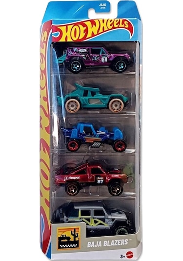 Mattel Hot Wheels Araba Seti 5 Li 1806 Jbj82 Çok Renkli