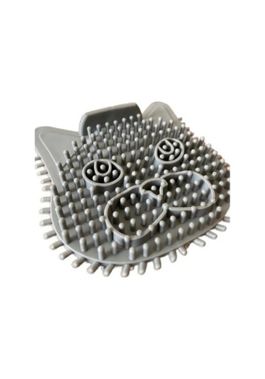 Dodes Kedi Tasarımlı Ergonomik Tuvalet Fırçası Çok Renkli