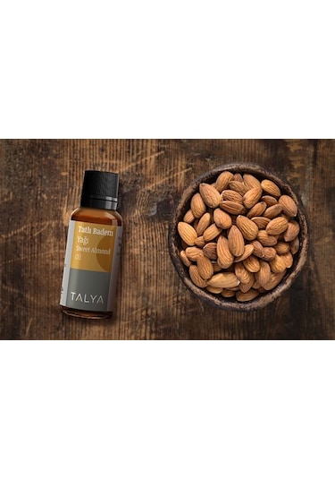 Talya Soğuk Sıkım %100 Saf ve Doğal Tatlı Badem Yağı 20 ML