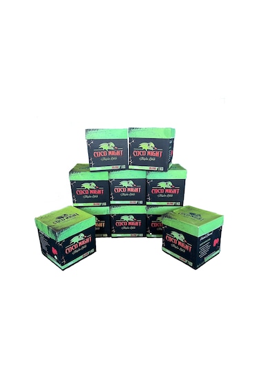 Coco Night Hindistan Cevizi Küp Nargile Kömürü 10 KG