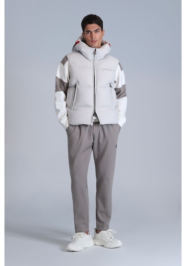 Lufian Erkek Emir Kaz Tüyü Yelek 112130026 Taş Taş