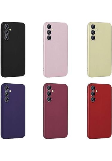 Ardemix Galaxy Uyumlu S24 Uyumlu Premier Silikon Kılıf-kırmızı Kirmizi