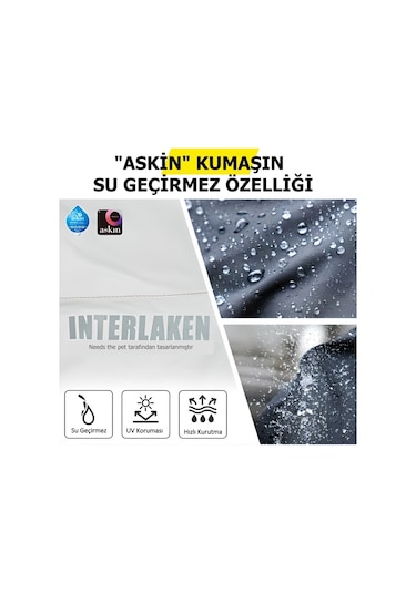 Fonksiyonel Fermuarlı Tulum Rüzgarlık Yağmurluk Köpek Kıyafeti