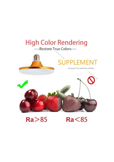 Led Ampul E27 Led Lamba 220 V Ufo Elektrik Ampulü 15/20/30/40/50 W Süper Parlak Garaj Işığı Ev Aydınlatma İçin Masa Lambaları Mutfak 15w