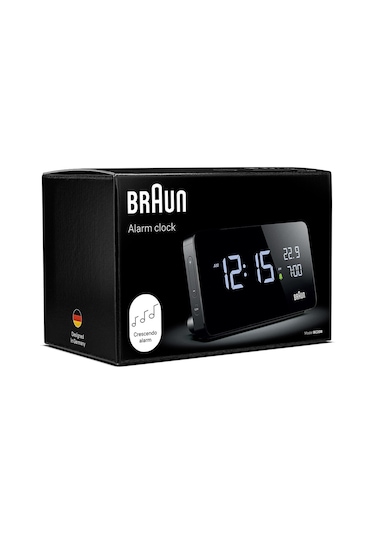 Braun Bc20beu Siyah Dijital Alarmlı Masa Saati Brn.bc20beu