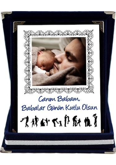 Canım Babam Babalar Günü Hediyesi Fotoğraflı Plaket
