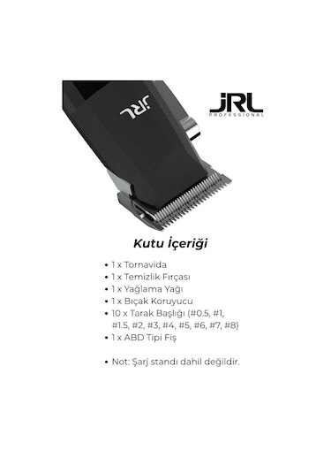 Jrl Freshfade Profesyonel Saç Kesim Tıraş Makinesi Silver Ff2020-c