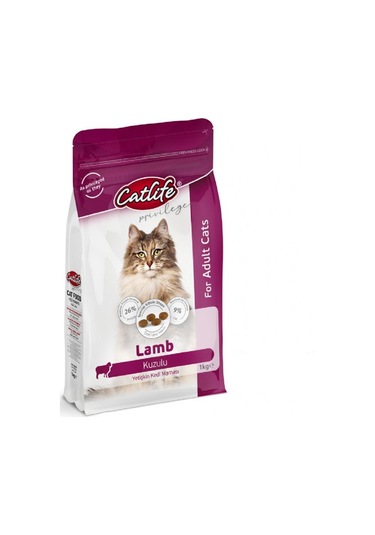 Catlife Kuzu Etli Yetişkin Kedi Maması 1 KG