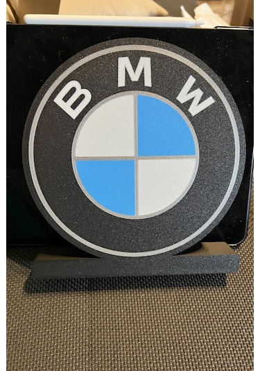 Bmw Logolu Led Gece Lambası Çok Renkli