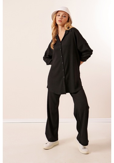 Bigdart 5858 Örme İkili Takım - Siyah 001