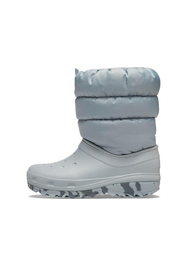 CROCS Classic Neo Puff Boot T Çocuk Bot 207683-007 Gri