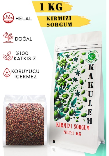 Kakulem Sertifikalı Kırmızı Sorgum Dal Darı 1 Kg