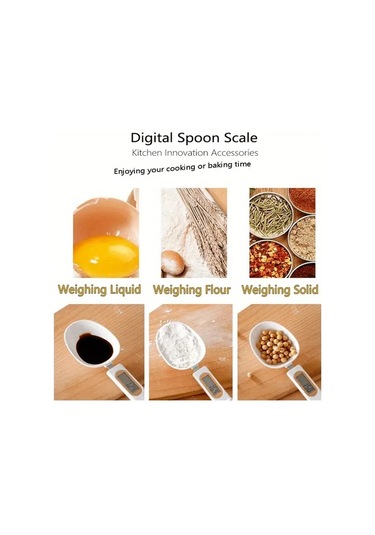 Cordial 500g/0.1g Dijital Mutfak Kaşığı Tartısı Lcd Ekran Siyah 1 Adet Siyah-