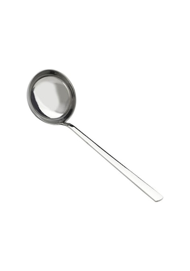 Servis Kepçesi Çubuk Sade Model 18/10 304 Kalite Çelik Kalın