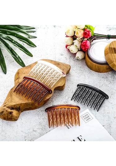 Geeroyoo Retro Dalgalı Dişli Saç Tokaları - 12 Adet Plastik Saç Aksesuarı, Pratik Ve Şık Saç Stili İçin İdeal