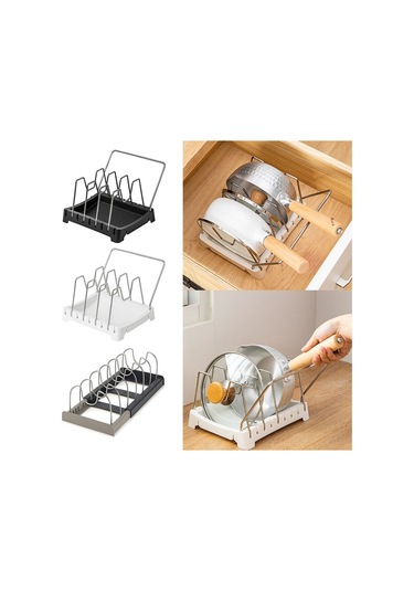 Mutfak Depolama Rafı Hackställ Gryta Kilit Rafı Aaa