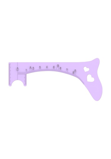 Suntek Tanımlı Kaş için Eyeliner Şablonu Mor