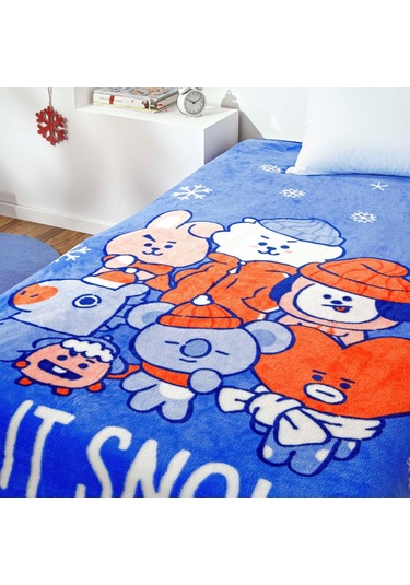 Lisanslı Bt21 Let It Snow Battaniye 000000001500215242