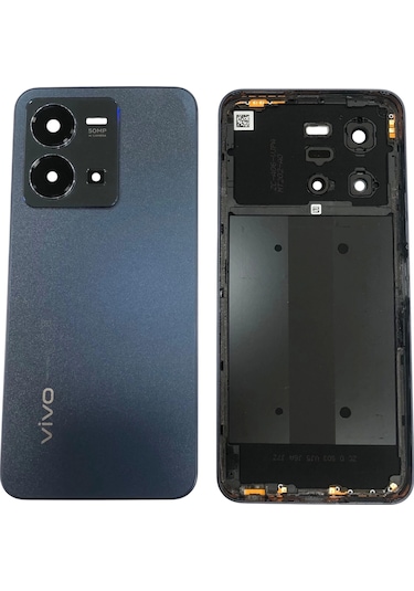 Vivo Y35 V2205 Kasa + Arka Kapak Pil Kapağı Mavi