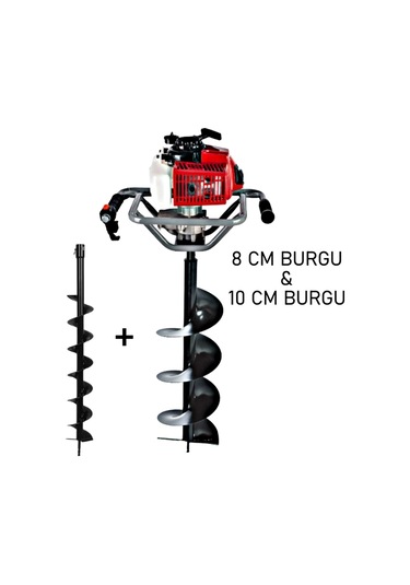 Ablacks C-52 Toprak Burgu Makinesi 8 - 10 CM Çift Burgulu