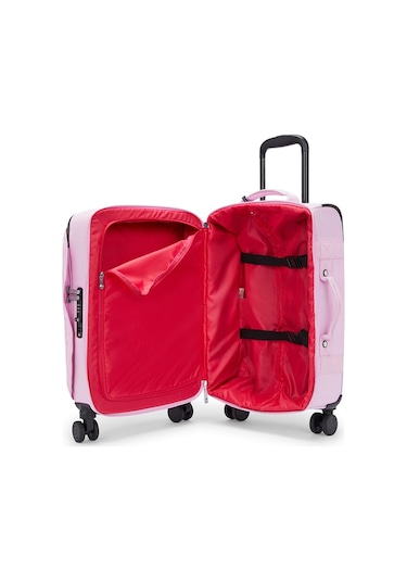 Kıplıng Spontaneous S Kabin Boy Tekerlekli Valiz Pembe Bloomıng Pınk Pembe