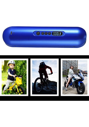 Homyl Bisiklet Lastik Topu Için Taşınabilir Hava Mavi