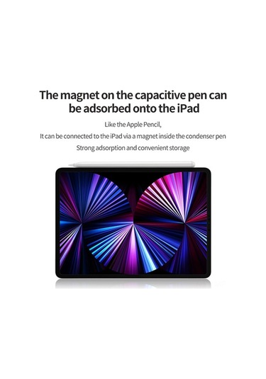 Novahub Evrensel Manyetik Stylus Kalem - Hızlı Şarj, Uzun Pil, Değiştirilebilir Uç - Android Uyumlu, İçin Uygun