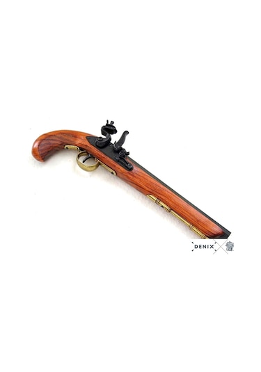 Denix Dekoratif Kentucky Tabanca 39 Cm, Amerika 19. Yüzyıl