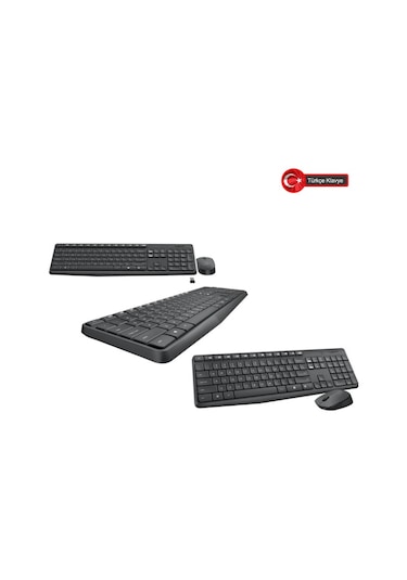 Logıtech Mk235 Klavye+ Mouse Kablosuz (920-007925)