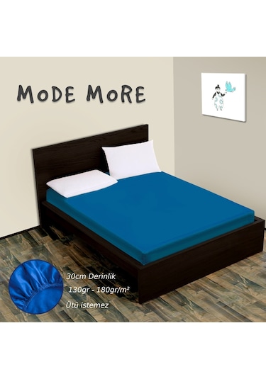 Mode More Lastikli Penye Çarşaf 12 Renk 6 Ebat